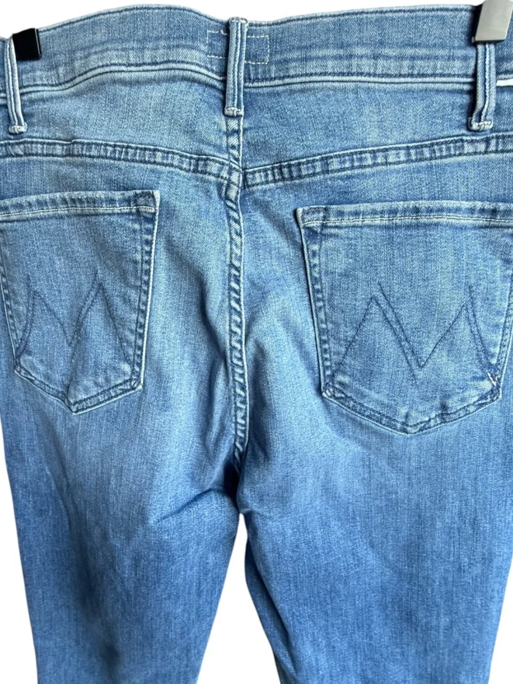 MOTHER The Hustler Ankle Fray in Can't Stop Staring Sz 31 - Picture 11 of 15